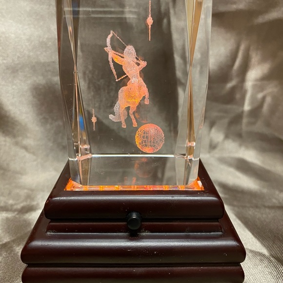 Sagittarius Glass Lighted Figurine - Picture 4 of 8